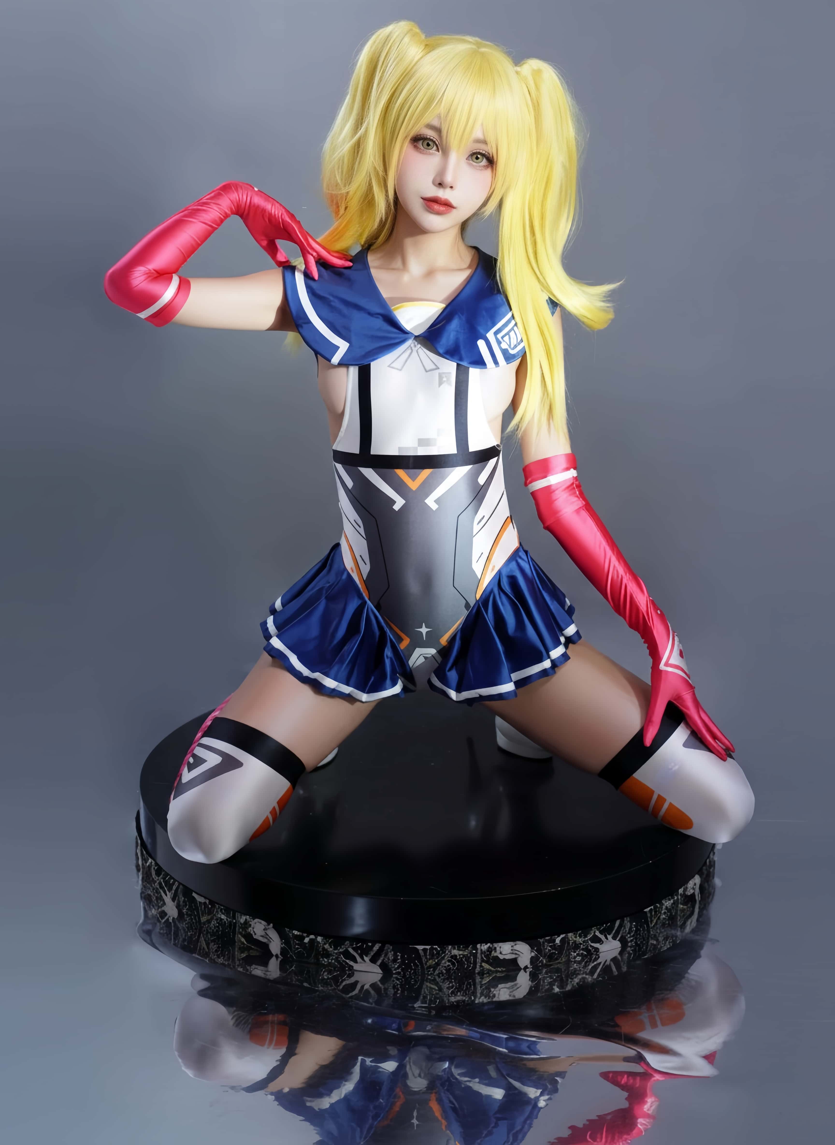 Japanese Anime Girl Spandex Swimwear Racing Suit Wet Suit Race Queen Costume - Shopthatapp.ca