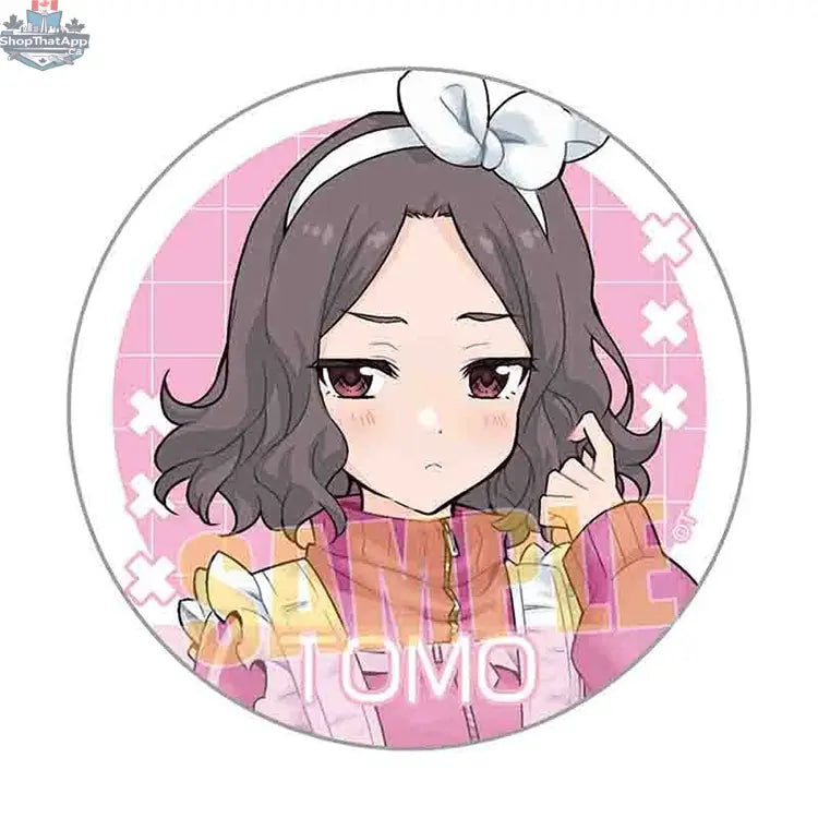 Girls Band Cry anime merchandise trading badge collection featuring Jersey Maid version, collectible design from Doki Doki Land.