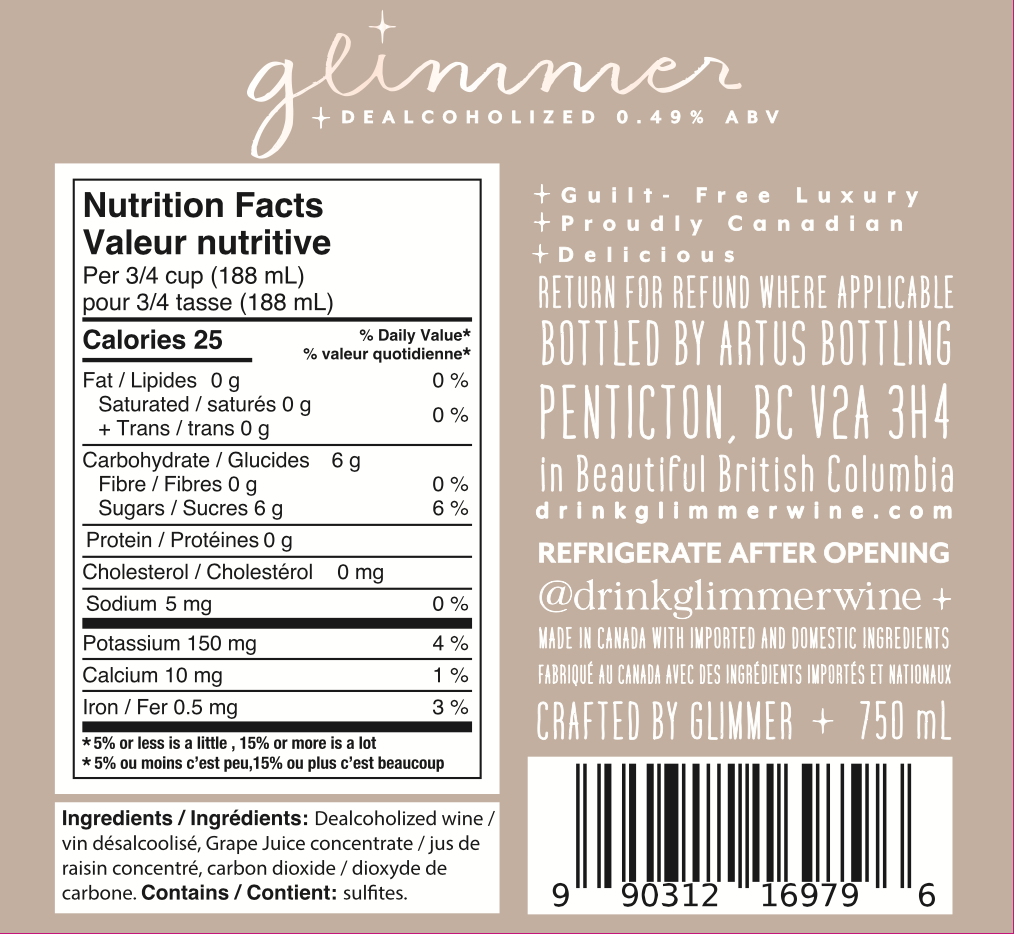 Glimmer Sparkling Blanc de Blancs – Elegance in Every Sip