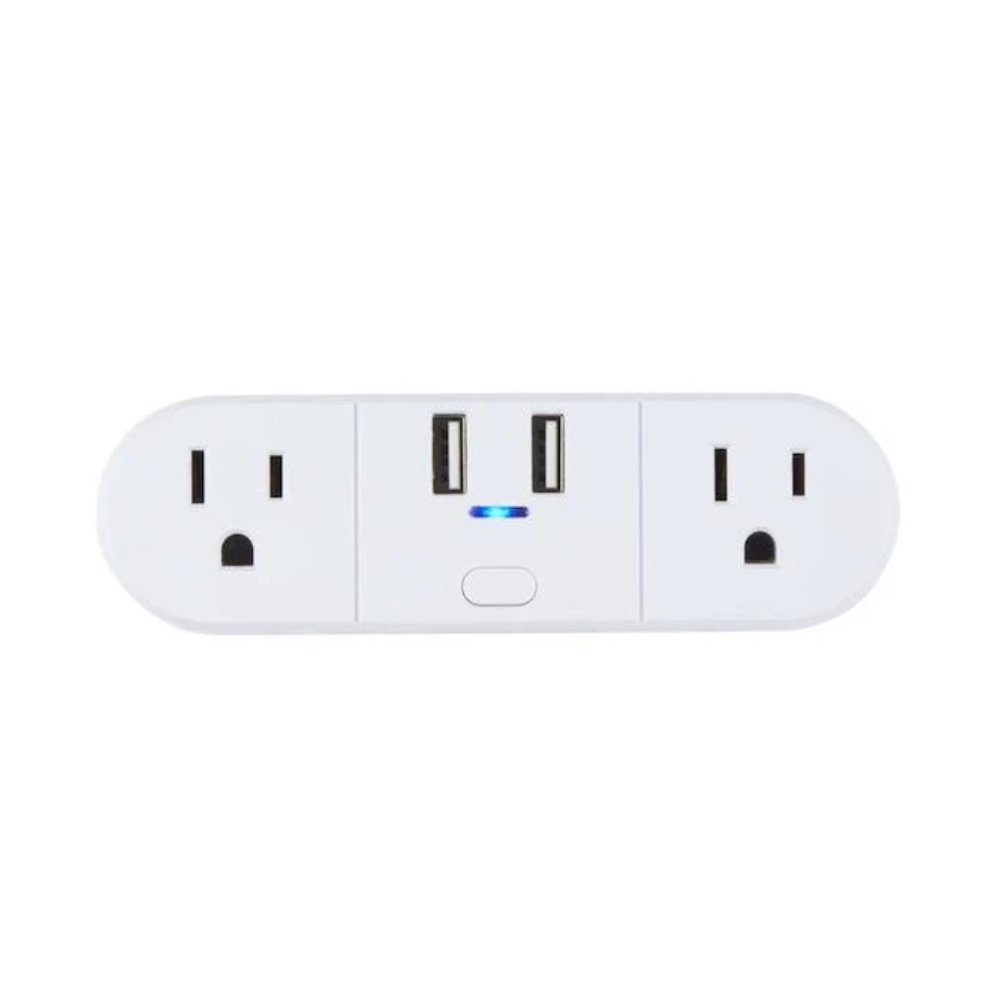Prise Wi-Fi intelligente Globe avec 2 sorties 2 USB (50155) - Shopthatapp.ca