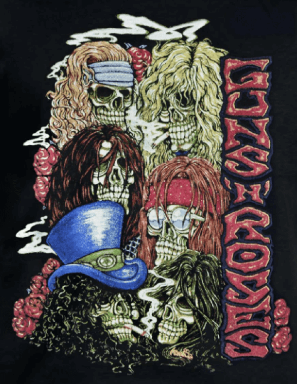 Guns 'N' Roses Vintage Skulls T-Shirt - Www.Shopthatapp.ca