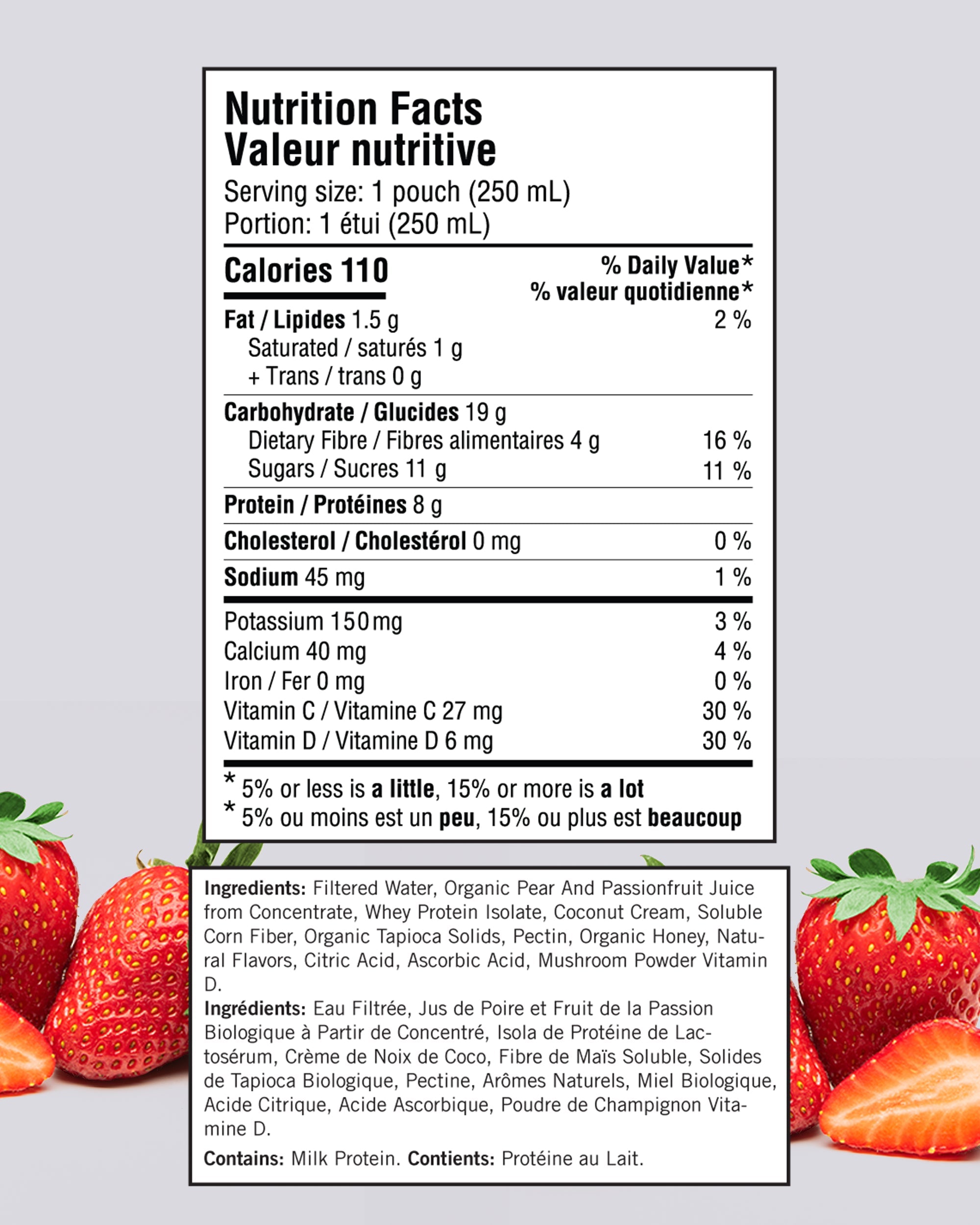 Strawberry Wise - Box with 12 pouches
