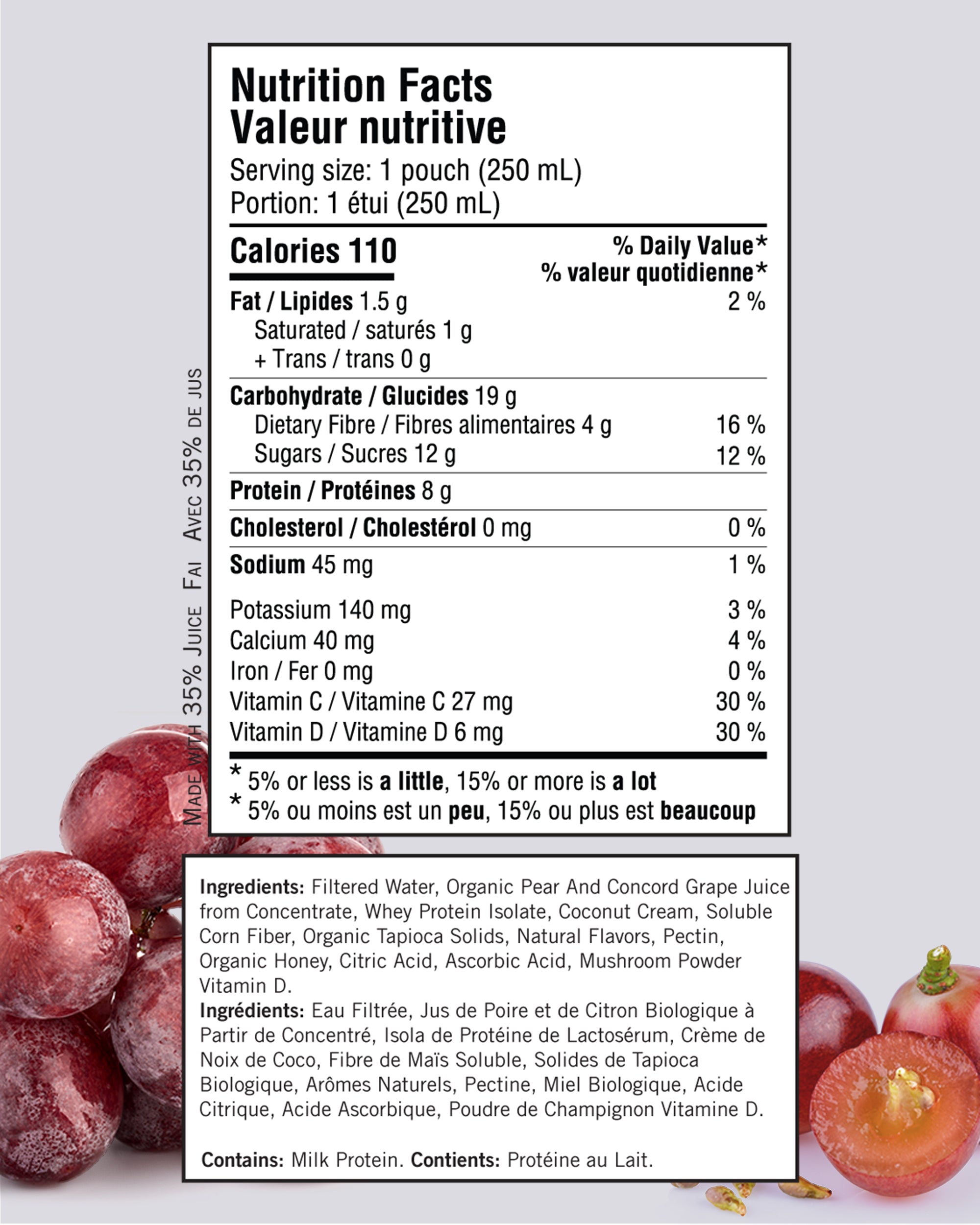 Grape Aspirations -  Box with 12 Pouches