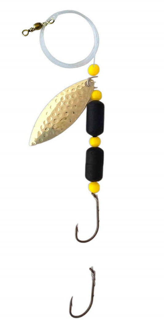 Willow Leaf Floating Gold Hammer Worm Harness - Shopthatapp.ca