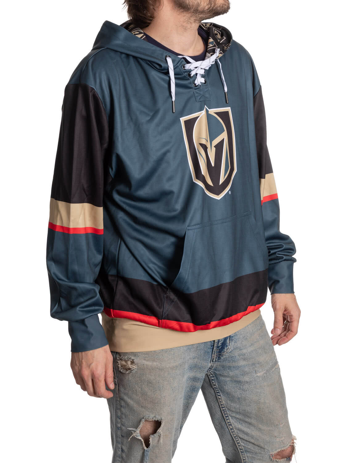Vegas Golden Knights Hockey Lace Hoodie - Shopthatapp.ca