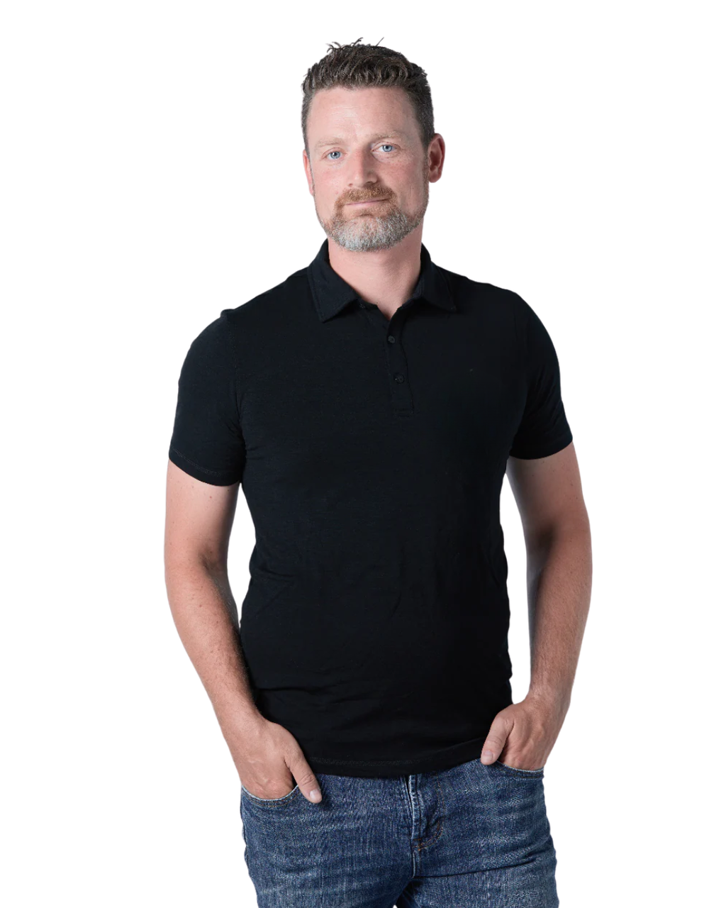 Men's Merino Wool Golf Polo — Lightweight