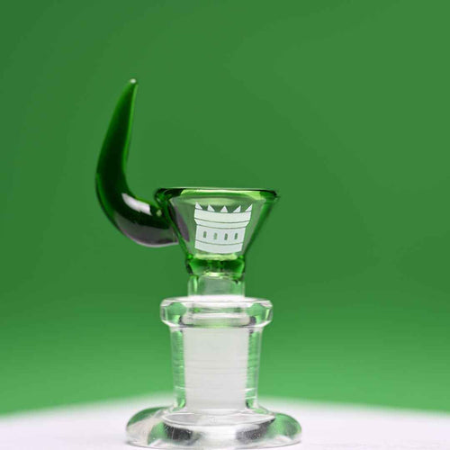 14mm Horn Bowl – Colored Borosilicate Glass Bowl Piece