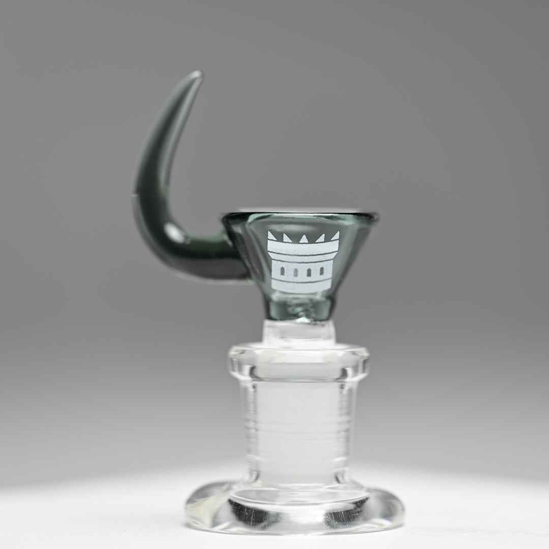 14mm Horn Bowl – Colored Borosilicate Glass Bowl Piece