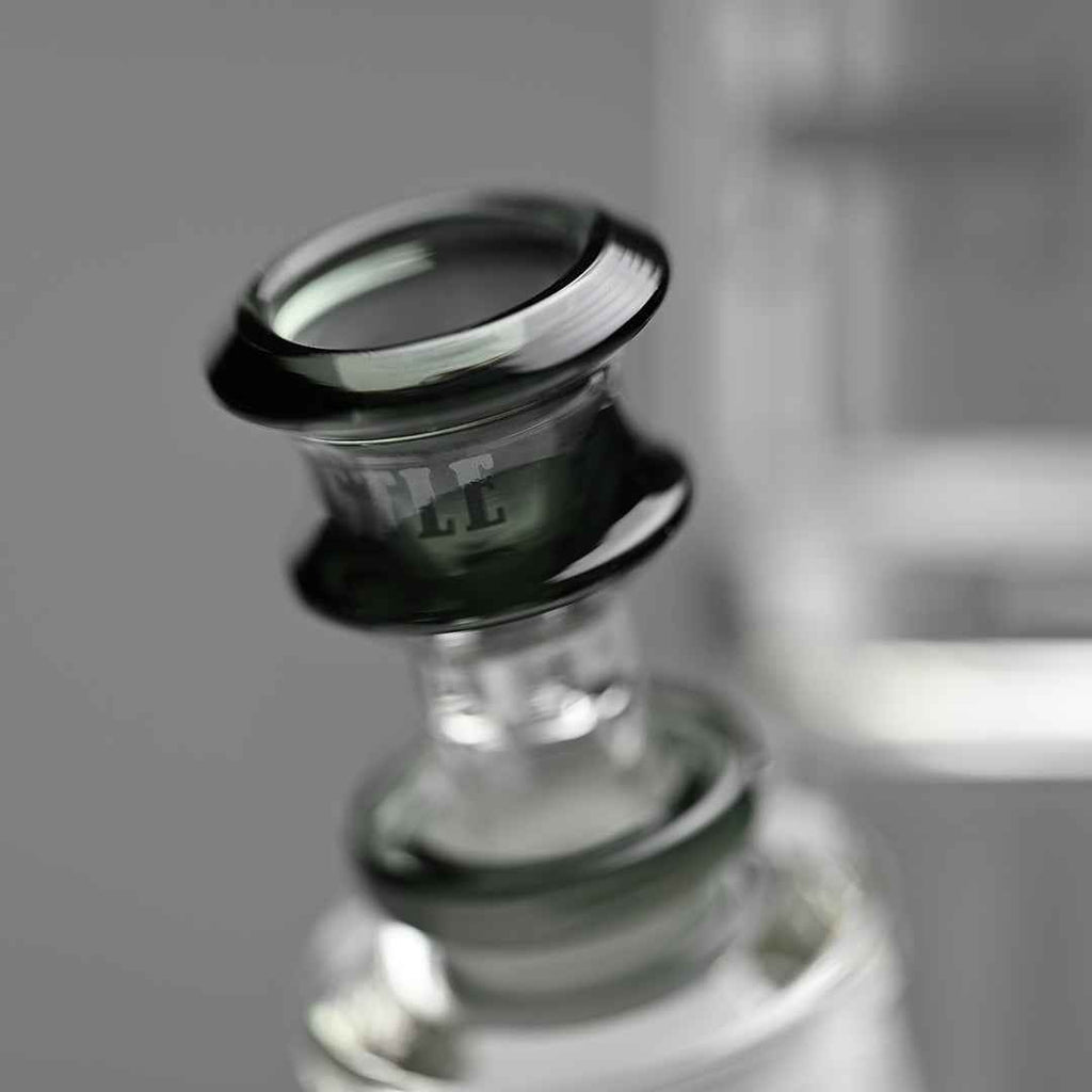 14" 9mm Beaker Bong with Colored Logo