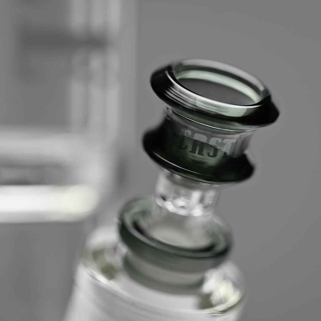 14" 9mm Beaker Bong with Colored Logo