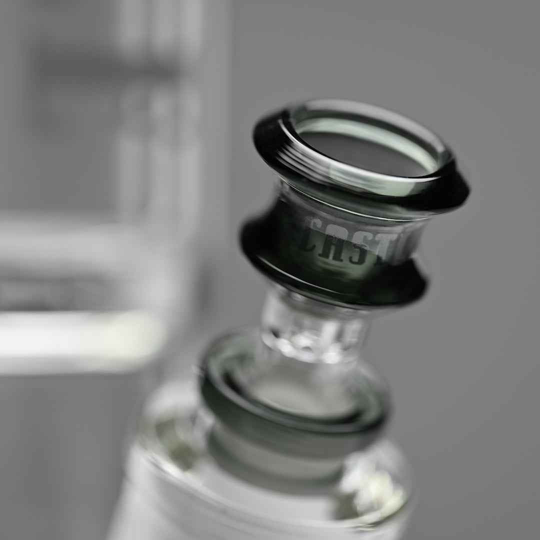 14" 9mm Beaker Bong with Colored Logo