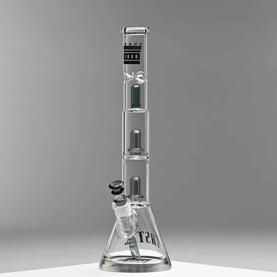 Double Showerhead (18″) Innovative Beaker Bong