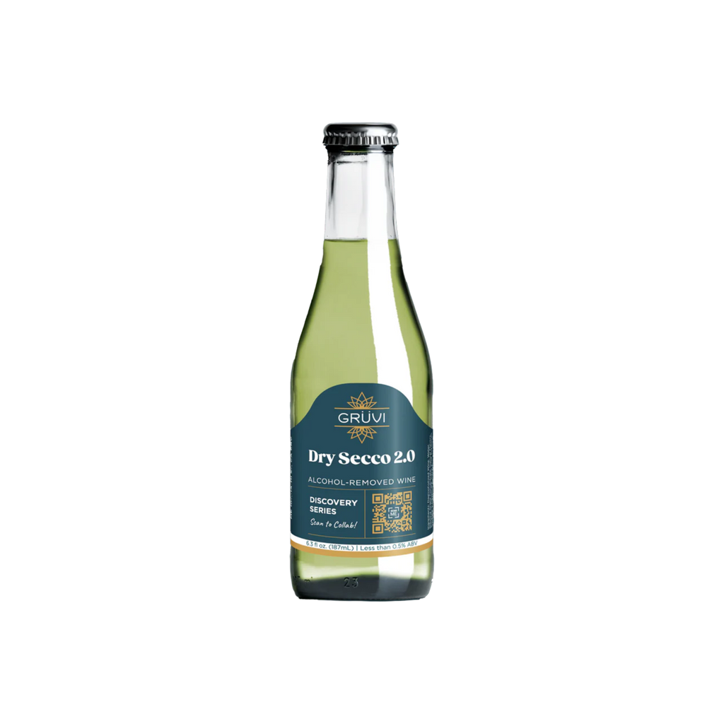 Grüvi Dry Secco 2.0 - Ultimate Alcohol-Free Sparkling Wine Experience