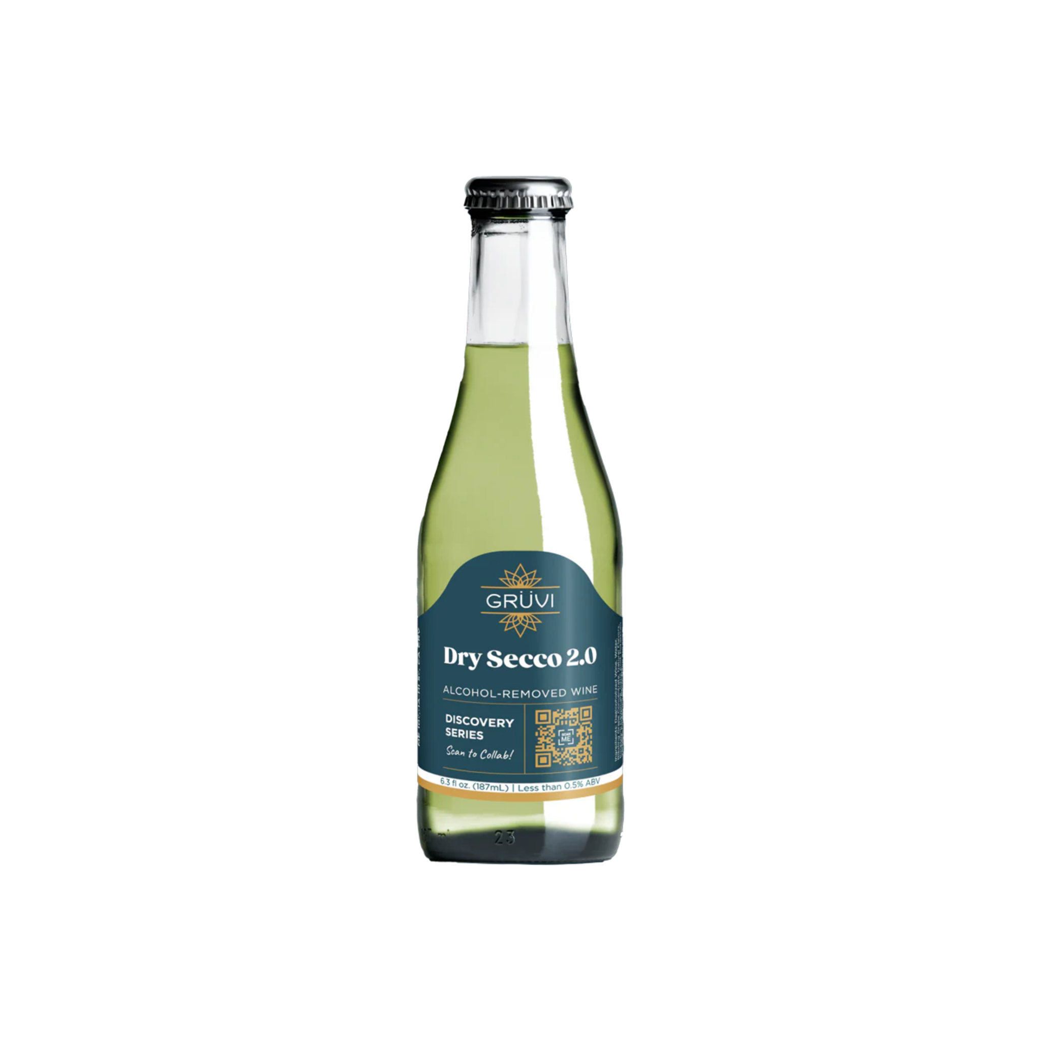 Grüvi Dry Secco 2.0 - Ultimate Alcohol-Free Sparkling Wine Experience
