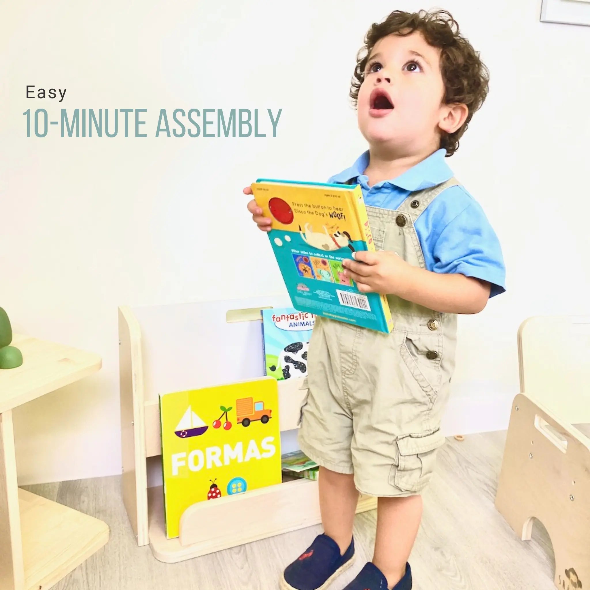 GUAVA Montessori Bookshelf for Kids - Enhance Learning and Organization - Shopthatapp.ca