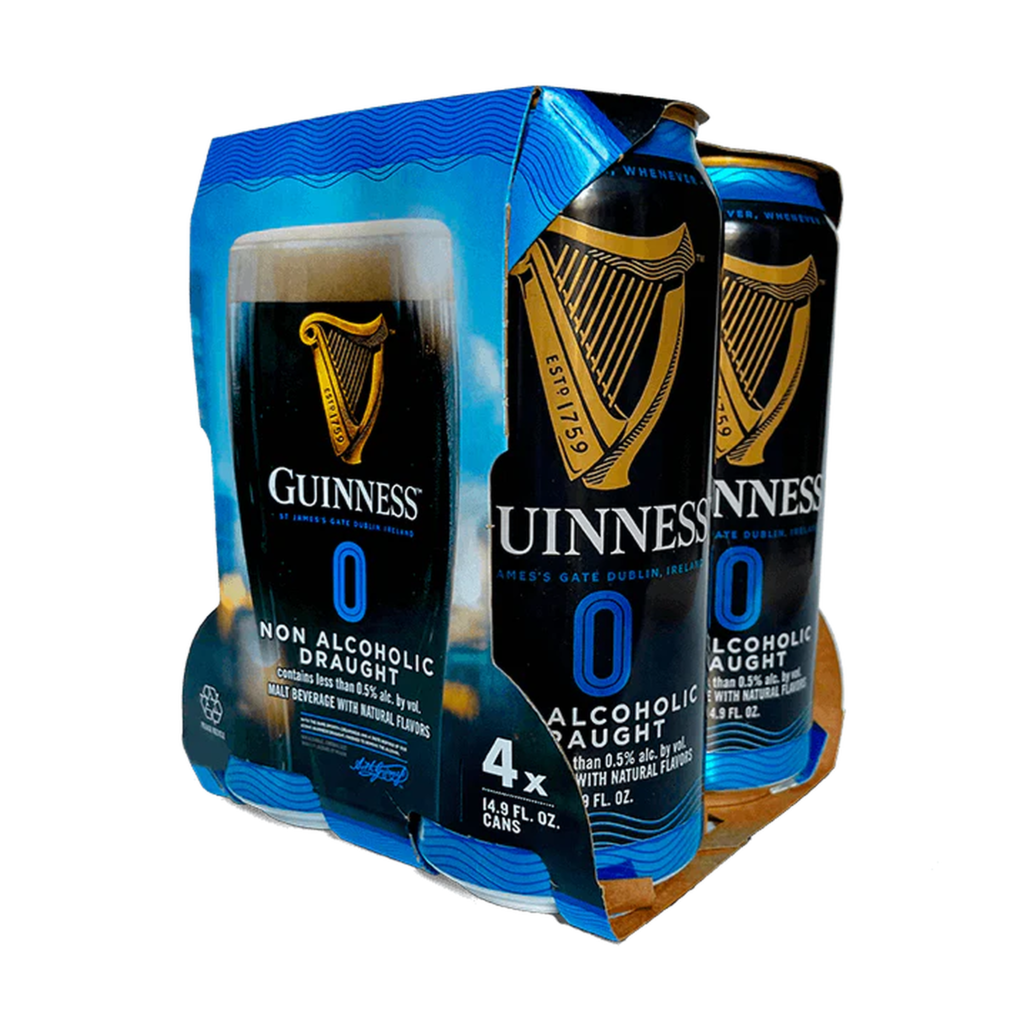 Guinness Non-Alcoholic Stout - Enjoy the Iconic Taste of Alcohol-Free Stout