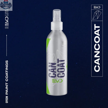 GYEON Q² CanCoat EVO 200ml bottle with black cap and label, designed for automotive paint protection, by CARZILLA.