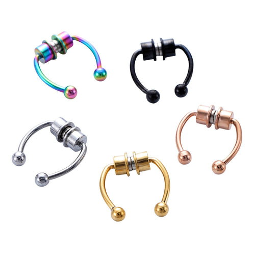 1pcs U Shaped Fake Nose Ring - Shopthatapp.ca