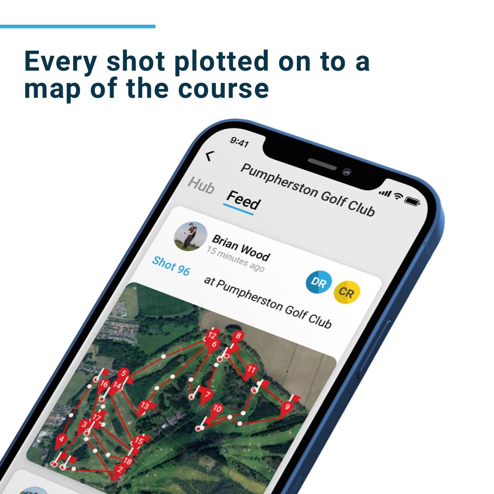 H4 Golf GPS with Shot Tracking - Handheld, Clip-On, Magnetic, 16 Tags - Shopthatapp.ca
