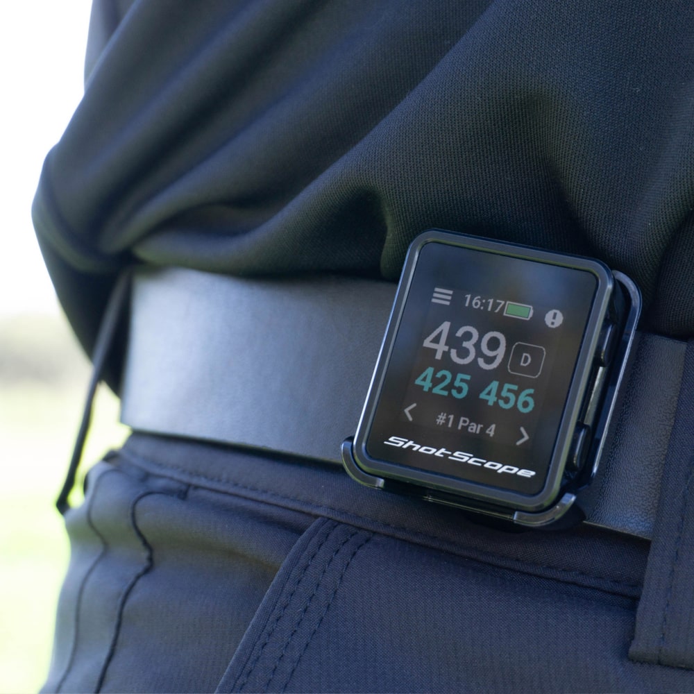 H4 Golf GPS with Shot Tracking - Handheld, Clip-On, Magnetic, 16 Tags - Shopthatapp.ca