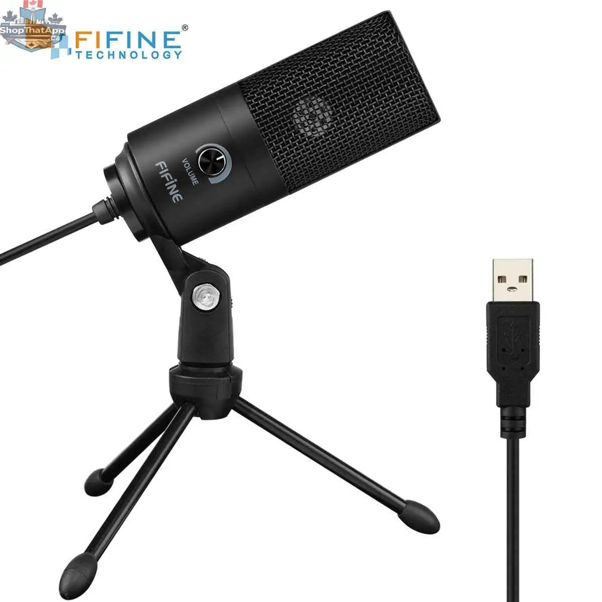 777tech Fifine USB condenser microphone for laptops, cardioid studio microphone ideal for vocals and voice-over recordings