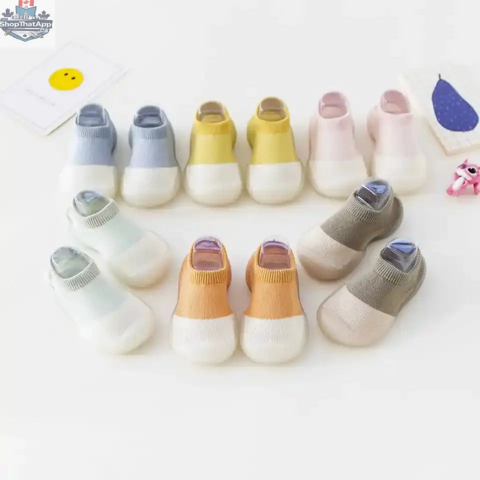 Wild Baby sock shoes featuring soft fabric and colorful designs, perfect for comfortable, stylish toddler footwear.