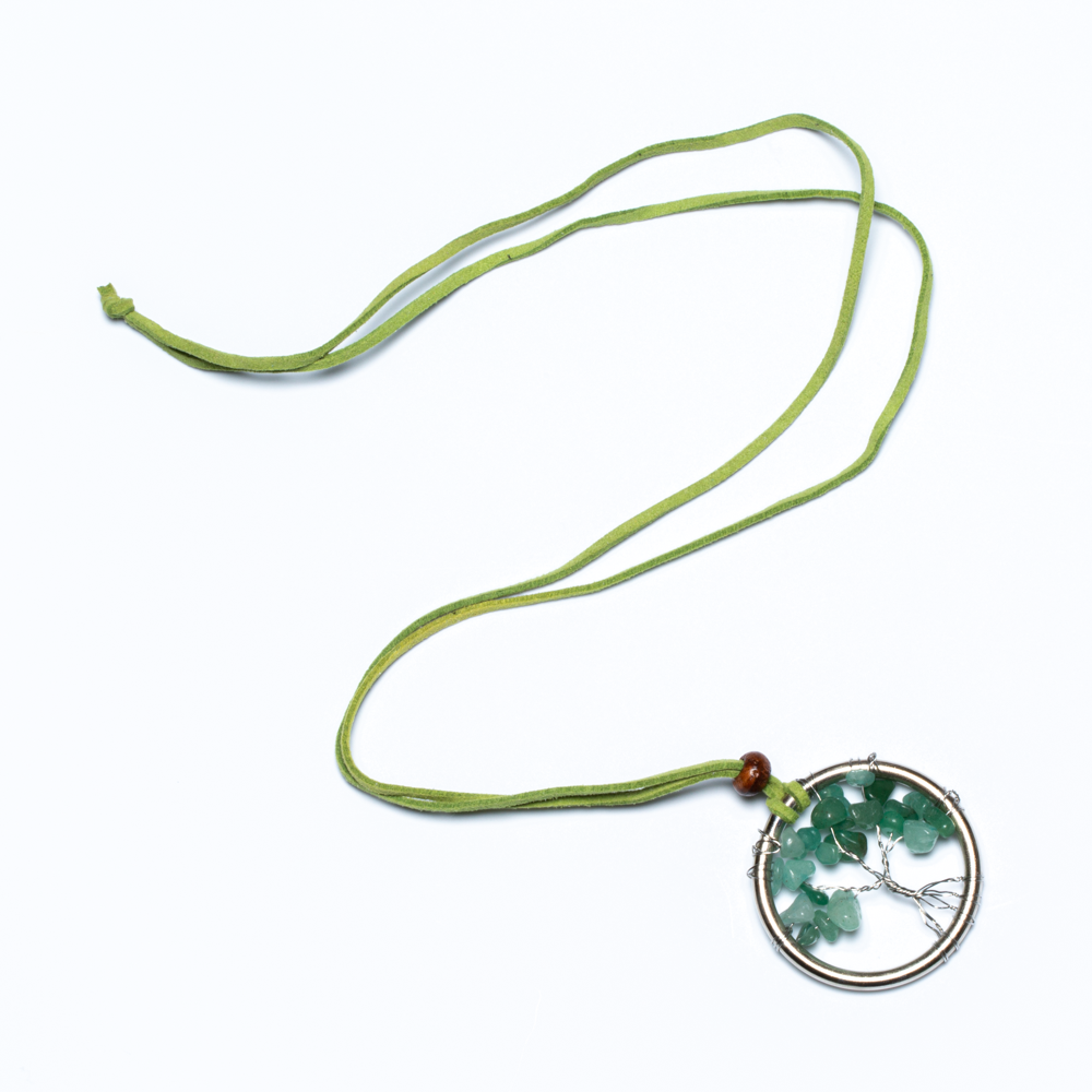 Tree Of Life Necklace With Natural Stone - Shopthatapp.ca