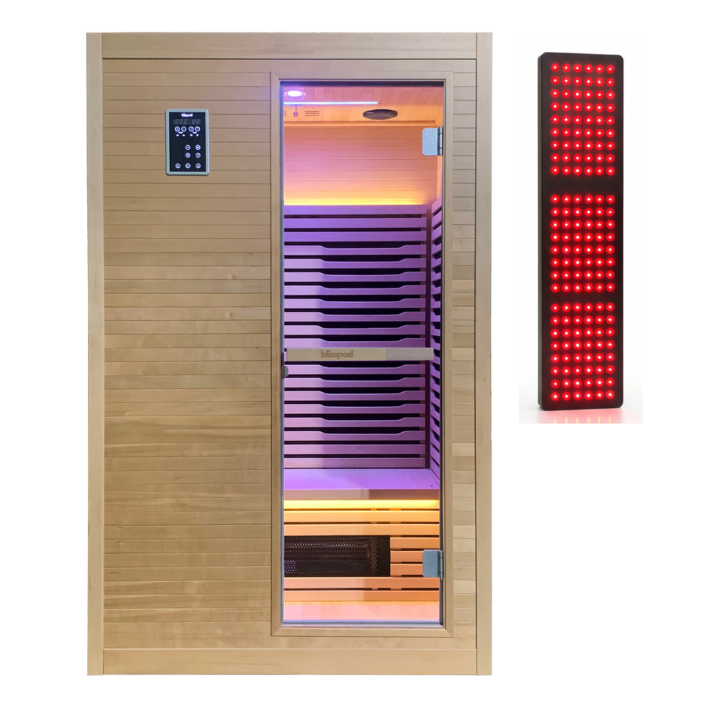 Blisspod | Helsinki | Full Spectrum Ultimate Indoor Sauna | Red Light Therapy | 2 Person - Www.Shopthatapp.ca