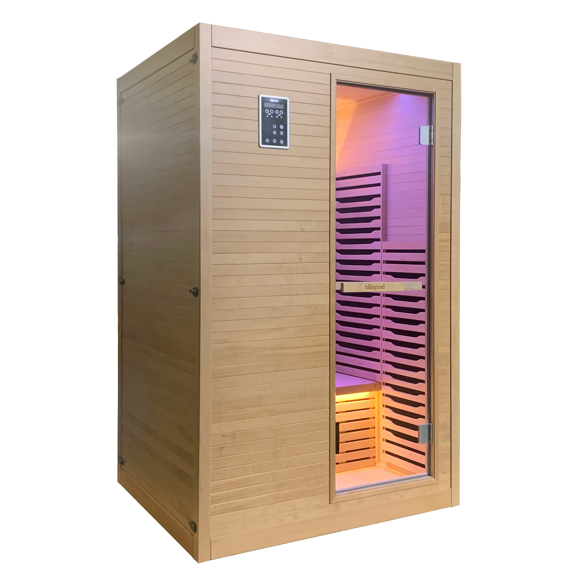 Blisspod | Helsinki | Full Spectrum Ultimate Indoor Sauna | Red Light Therapy | 2 Person - Www.Shopthatapp.ca