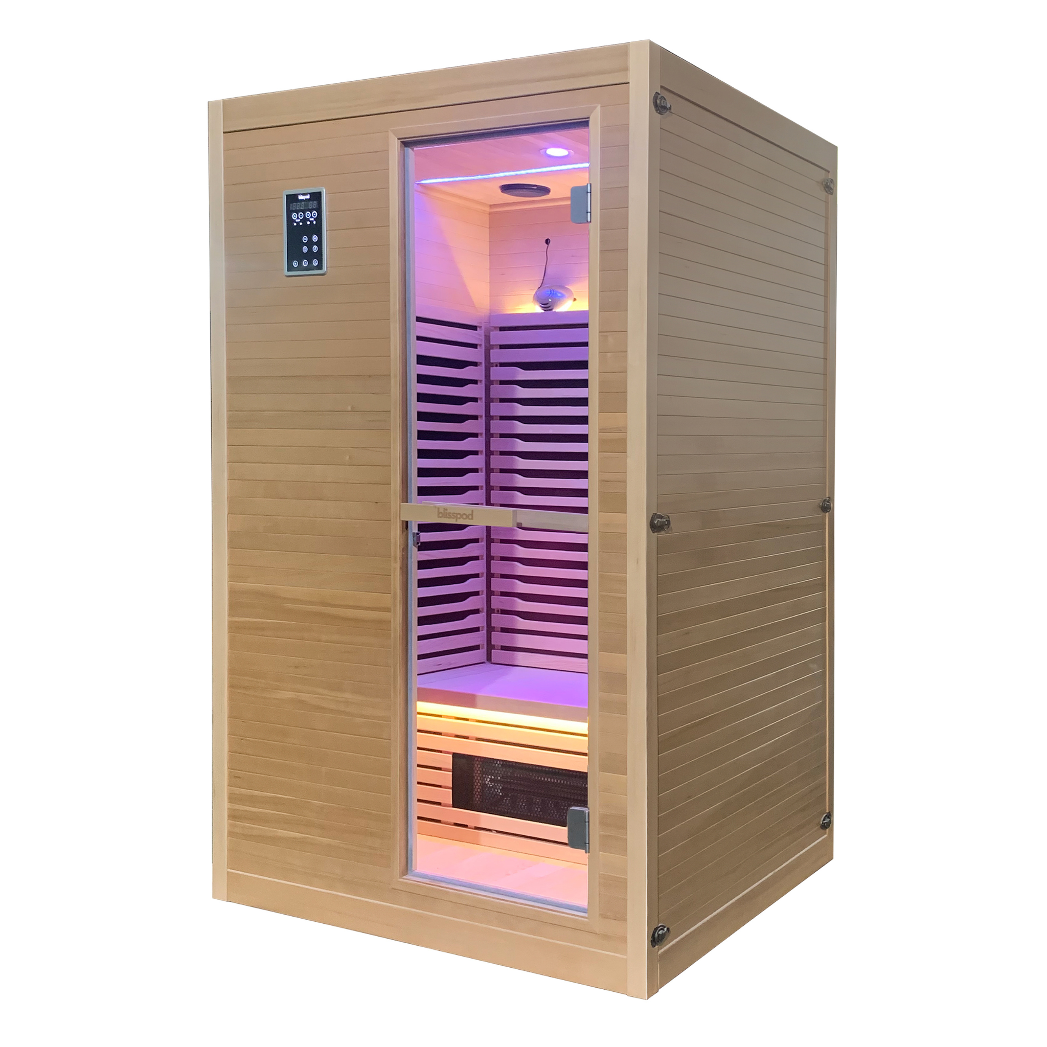 Blisspod | Helsinki | Full Spectrum Ultimate Indoor Sauna | Red Light Therapy | 2 Person - Www.Shopthatapp.ca