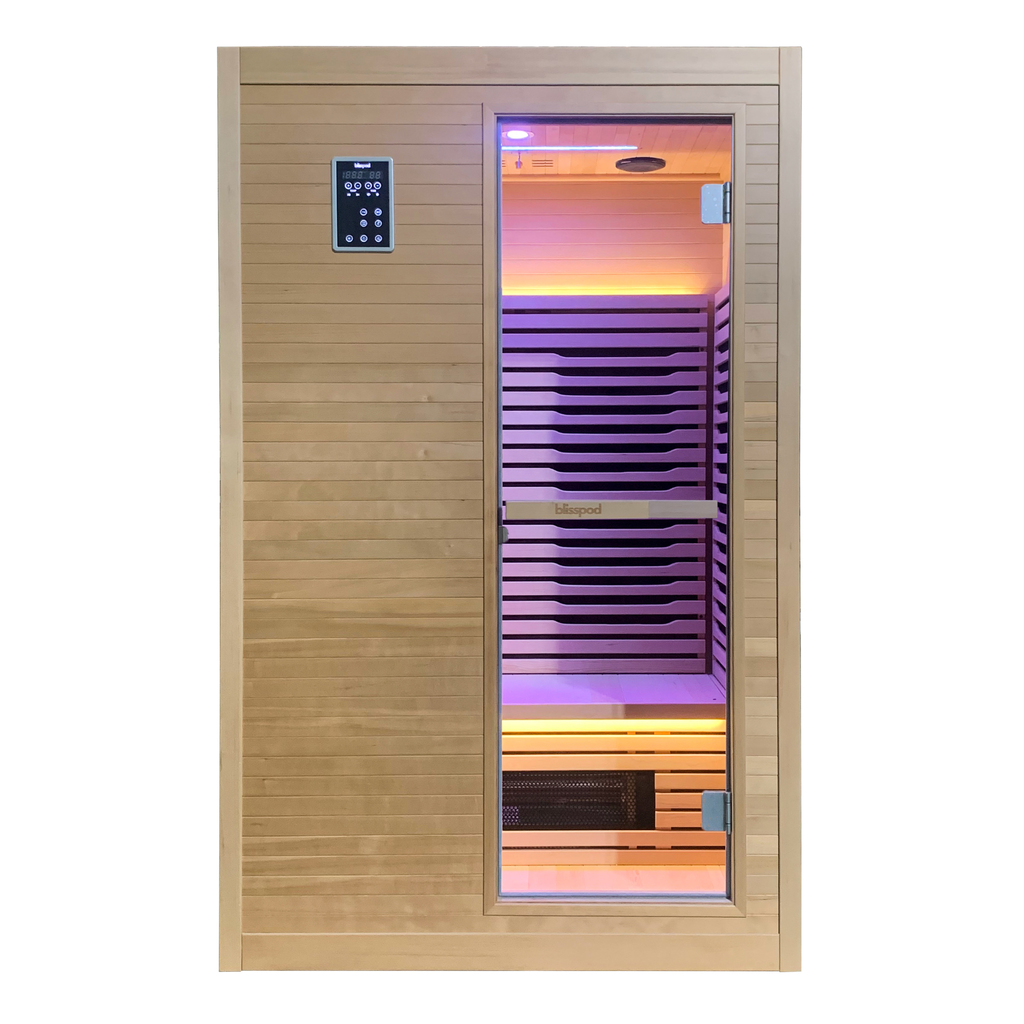 Blisspod | Helsinki | Full Spectrum Ultimate Indoor Sauna | Red Light Therapy | 2 Person - Www.Shopthatapp.ca
