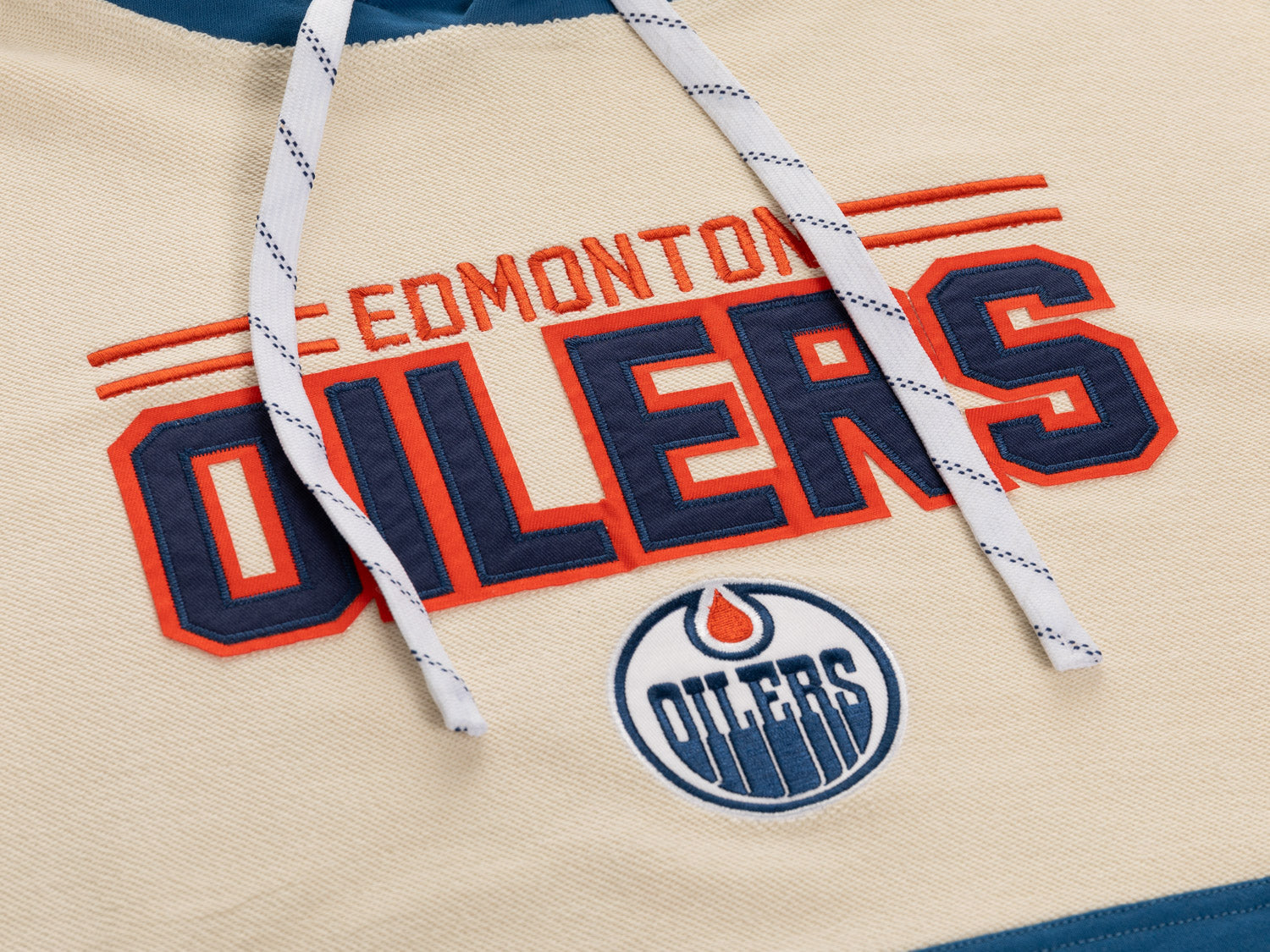 Edmonton Oilers NHL Unisex Reverse Terry Retro Premium Hoodie - Shopthatapp.ca