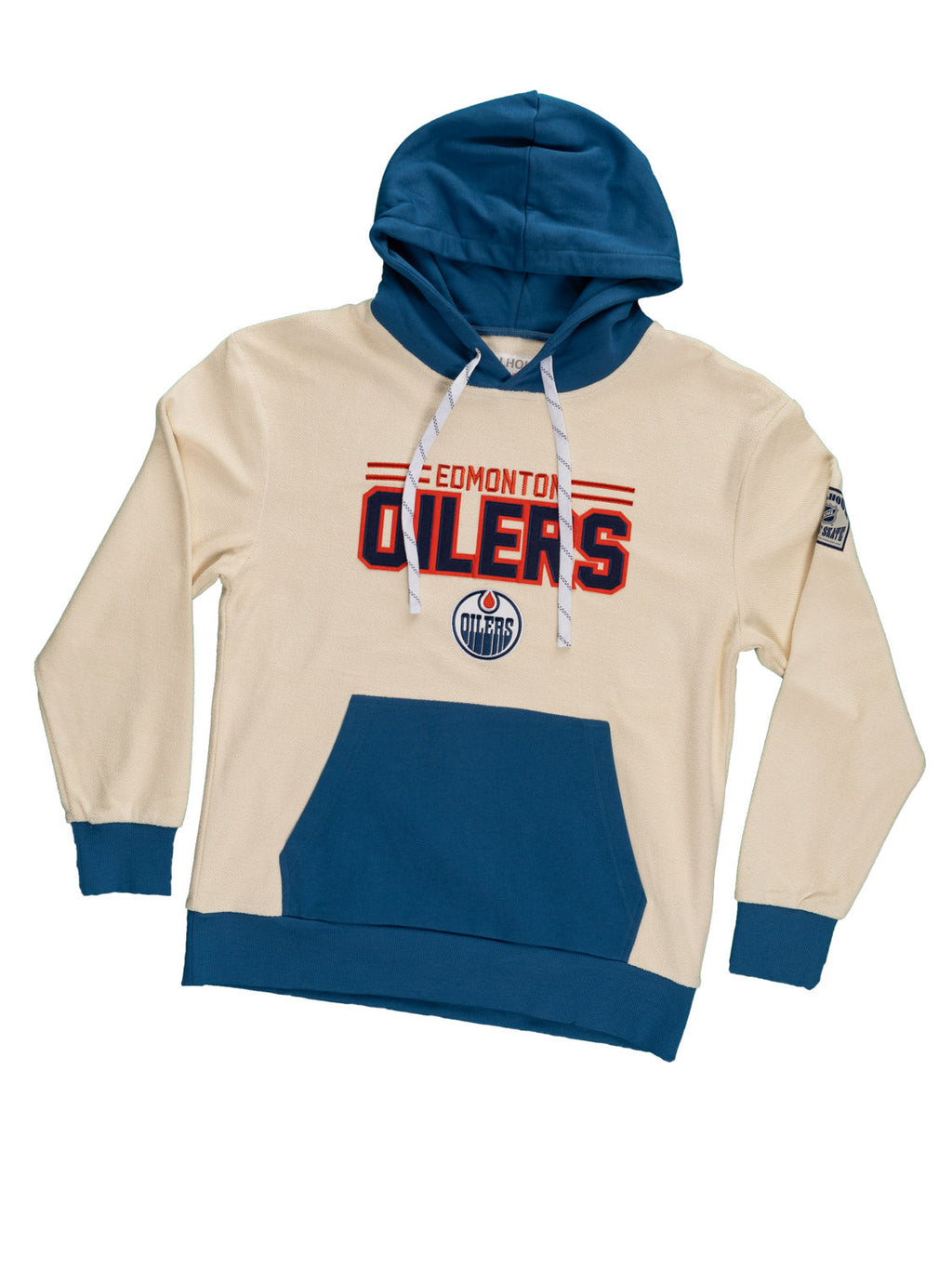 Edmonton Oilers NHL Unisex Reverse Terry Retro Premium Hoodie - Shopthatapp.ca