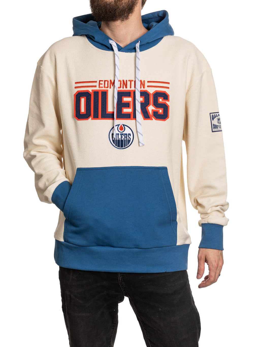 Edmonton Oilers NHL Unisex Reverse Terry Retro Premium Hoodie - Shopthatapp.ca