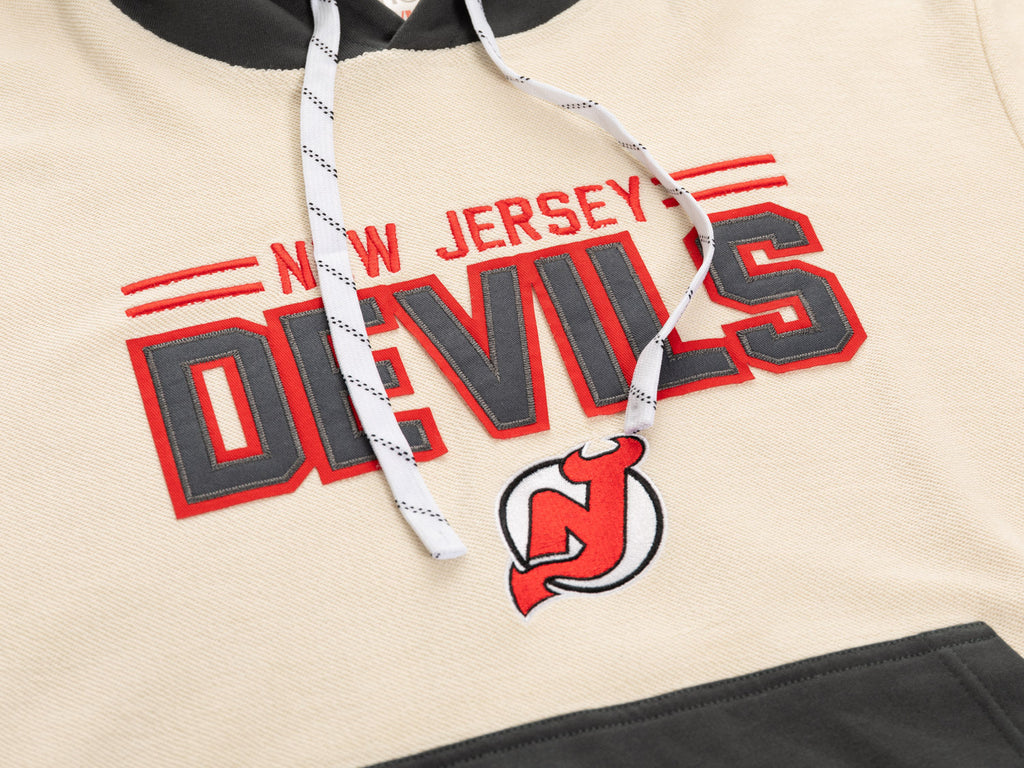 New Jersey Devils NHL Unisex Reverse Terry Retro Premium Hoodie - Shopthatapp.ca