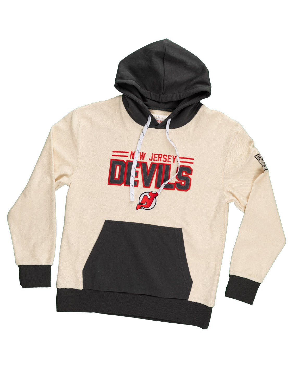 New Jersey Devils NHL Unisex Reverse Terry Retro Premium Hoodie - Shopthatapp.ca