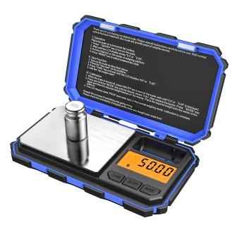 Digital Mini Scale 200g 0.01g Pocket Scale with 50g Calibration Weight Electronic Smart Scale for Food Tablets Jewelry