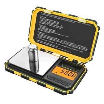 Digital Mini Scale 200g 0.01g Pocket Scale with 50g Calibration Weight Electronic Smart Scale for Food Tablets Jewelry