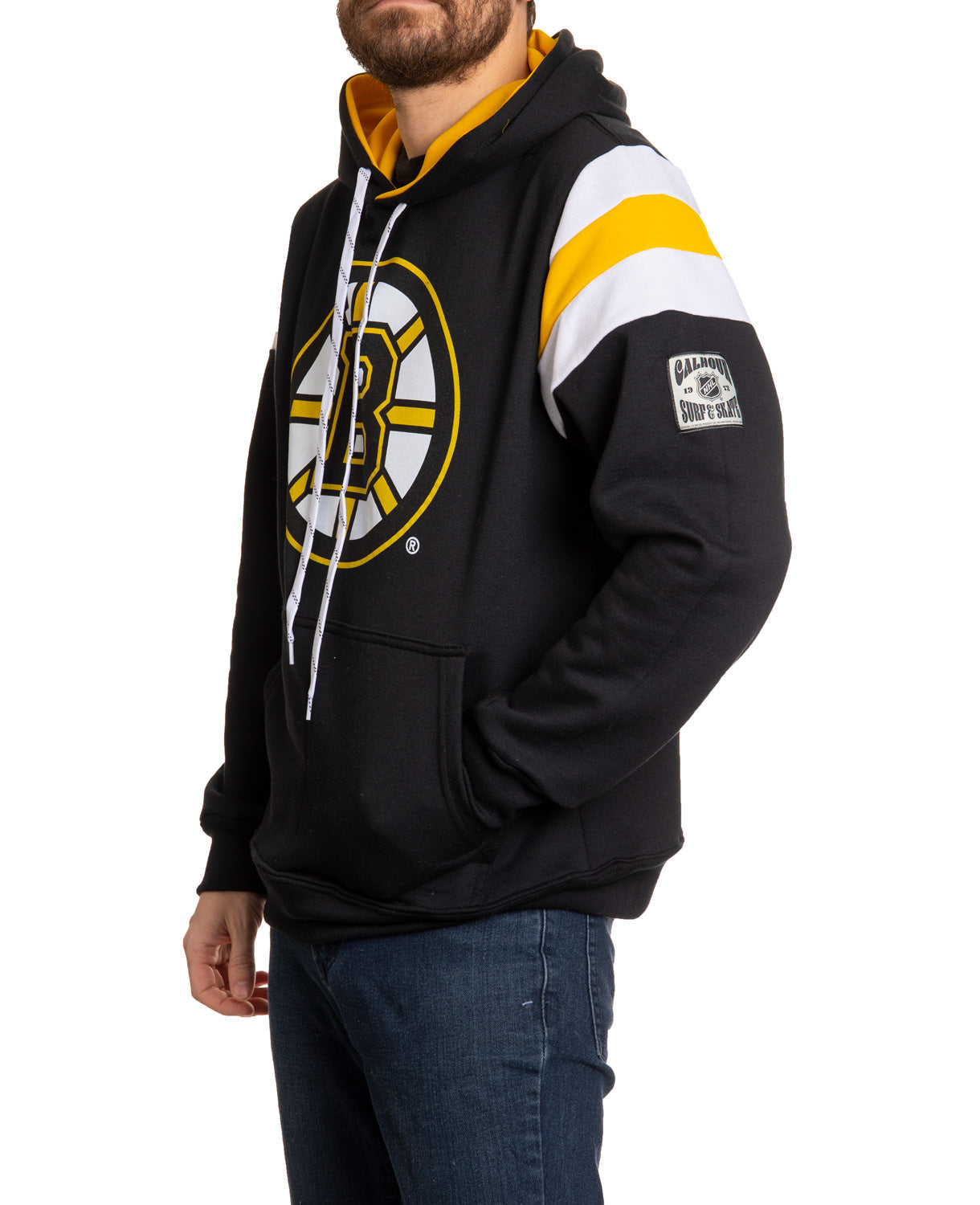 Boston Bruins Varsity Retro Style Hoodie - Shopthatapp.ca