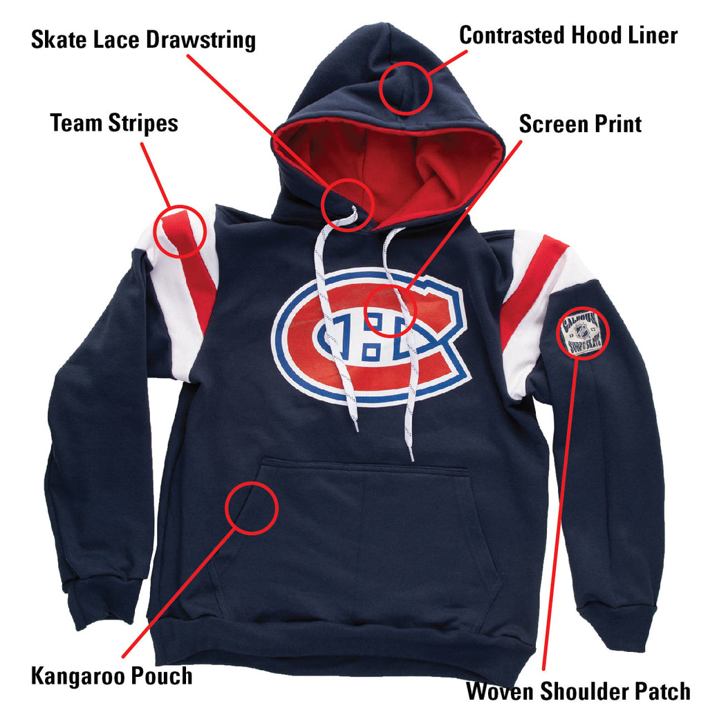 Montreal Canadiens Varsity Retro Style Hoodie - Shopthatapp.ca