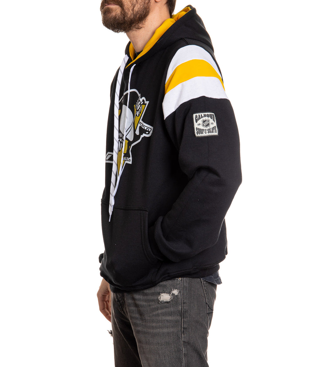 Pittsburgh Penguins Varsity Retro Style Hoodie - Shopthatapp.ca