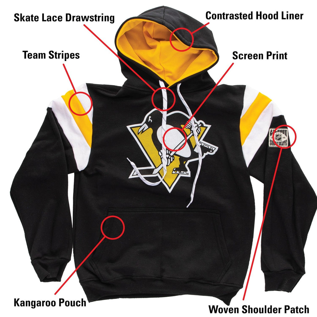 Pittsburgh Penguins Varsity Retro Style Hoodie - Shopthatapp.ca