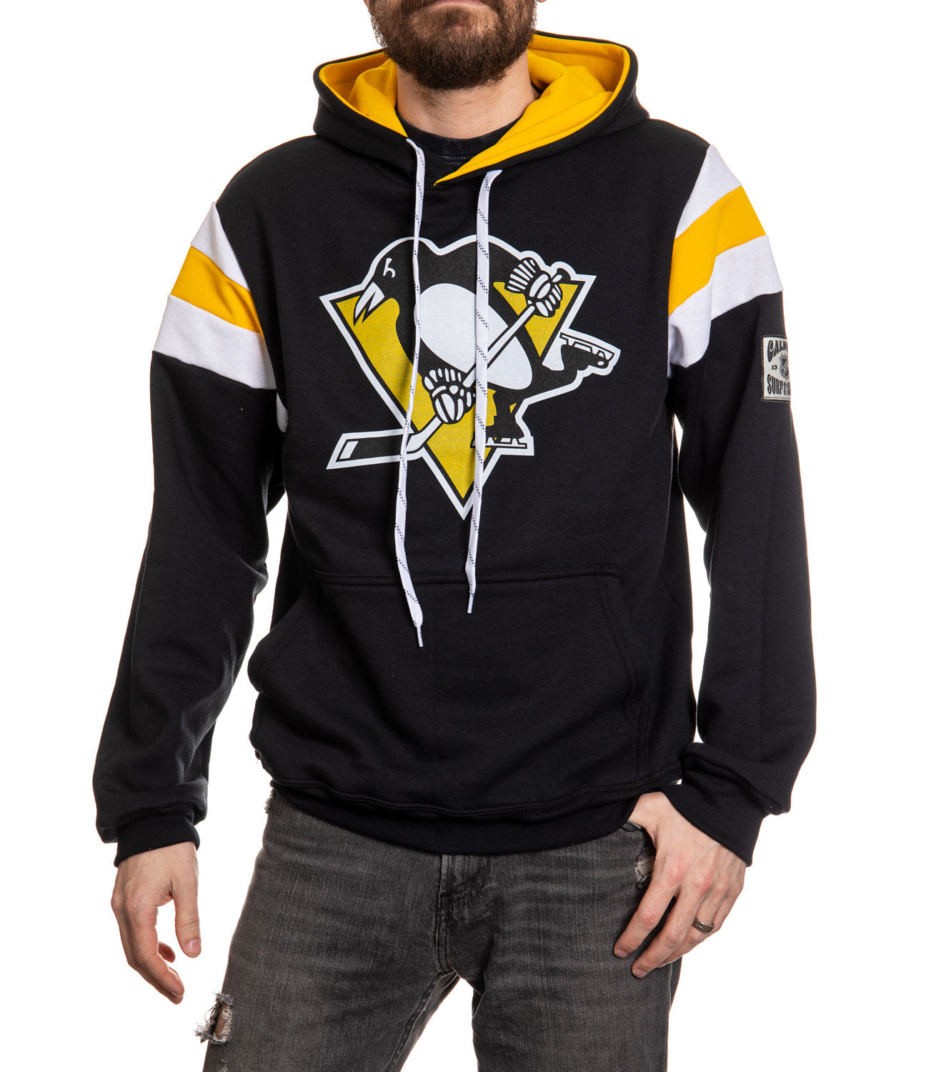 Pittsburgh Penguins Varsity Retro Style Hoodie - Shopthatapp.ca