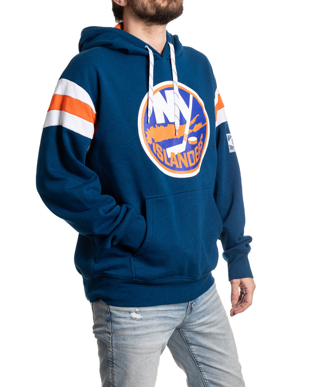 New York Islanders Varsity Retro Style Hoodie - Shopthatapp.ca