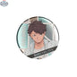Haikyu!! Can Badge featuring Toru Oikawa from joint practice session 2016, 75mm anime collectible badge by Doki Doki Land.