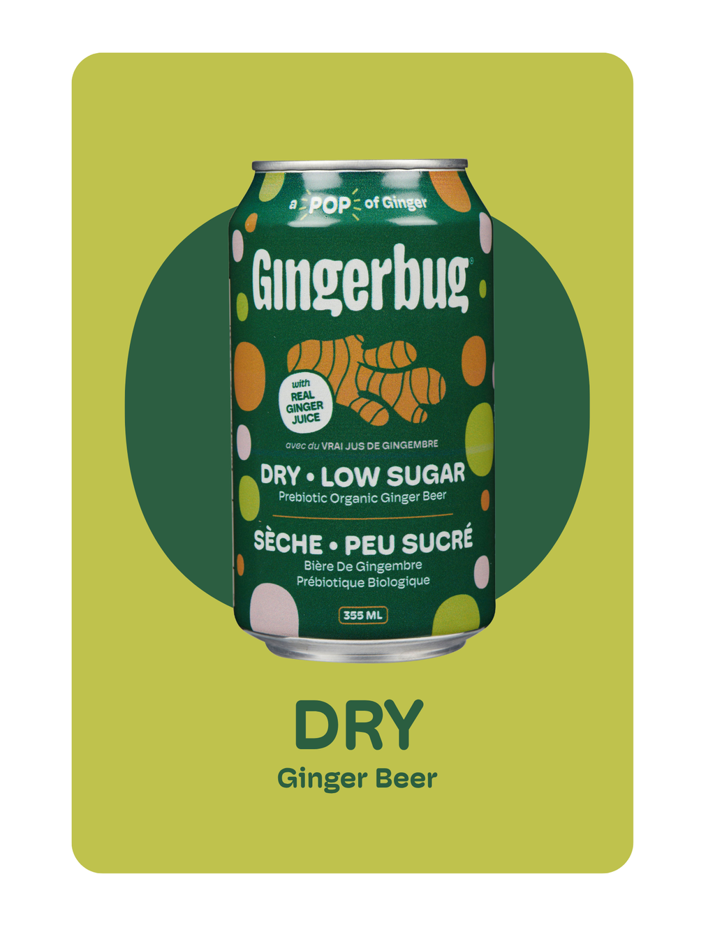 Gingerbug Dry - Ferment Your Own Ginger Soda at Home