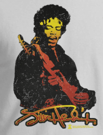 JImi Hendrix Sunset Grey T-Shirt - Www.Shopthatapp.ca