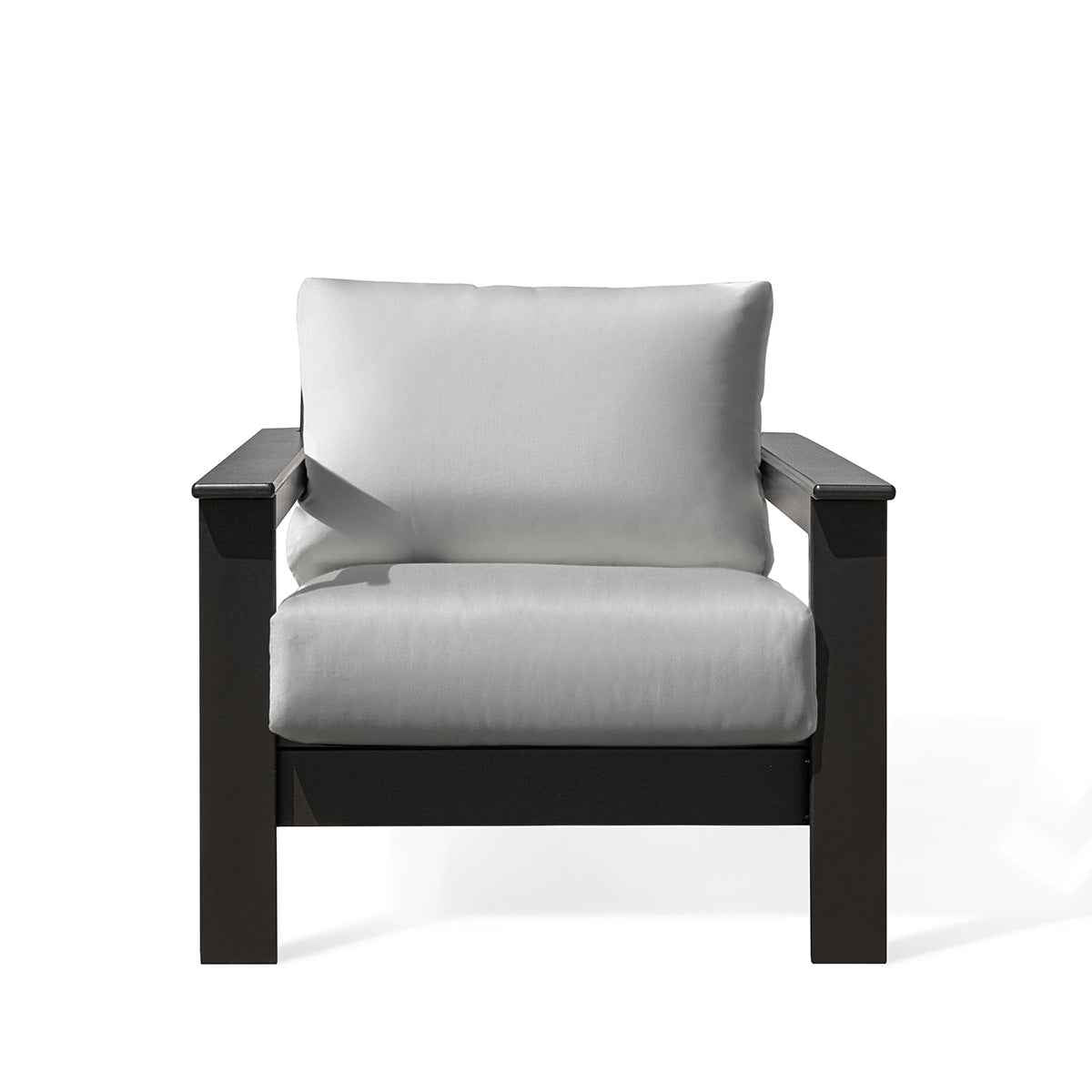 Hickory Polymer Outdoor Club Chair with Sunbrella® Cushions