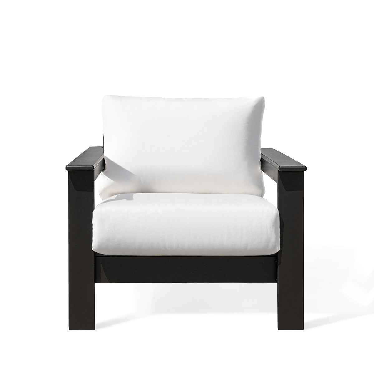Hickory Polymer Outdoor Club Chair with Sunbrella® Cushions