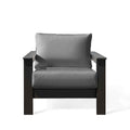 Hickory Polymer Outdoor Club Chair with Sunbrella® Cushions